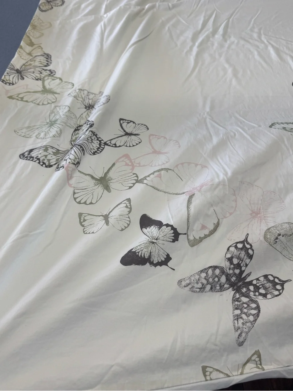 Pottery Barn Kids Rachel Zoe Butterfly Print Pillowcase and Duvet Set Full-Queen